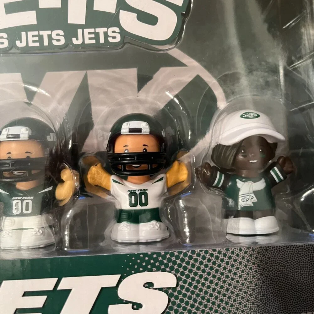 Little People Collector‎ Set - NFL JETS by Fisher Price   (kids/new)
